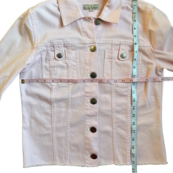 In the Wash Womens Size 6 Pink Jacket - Picture 3 of 6